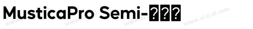 MusticaPro Semi字体转换 MusticaPro Semi字体转换
